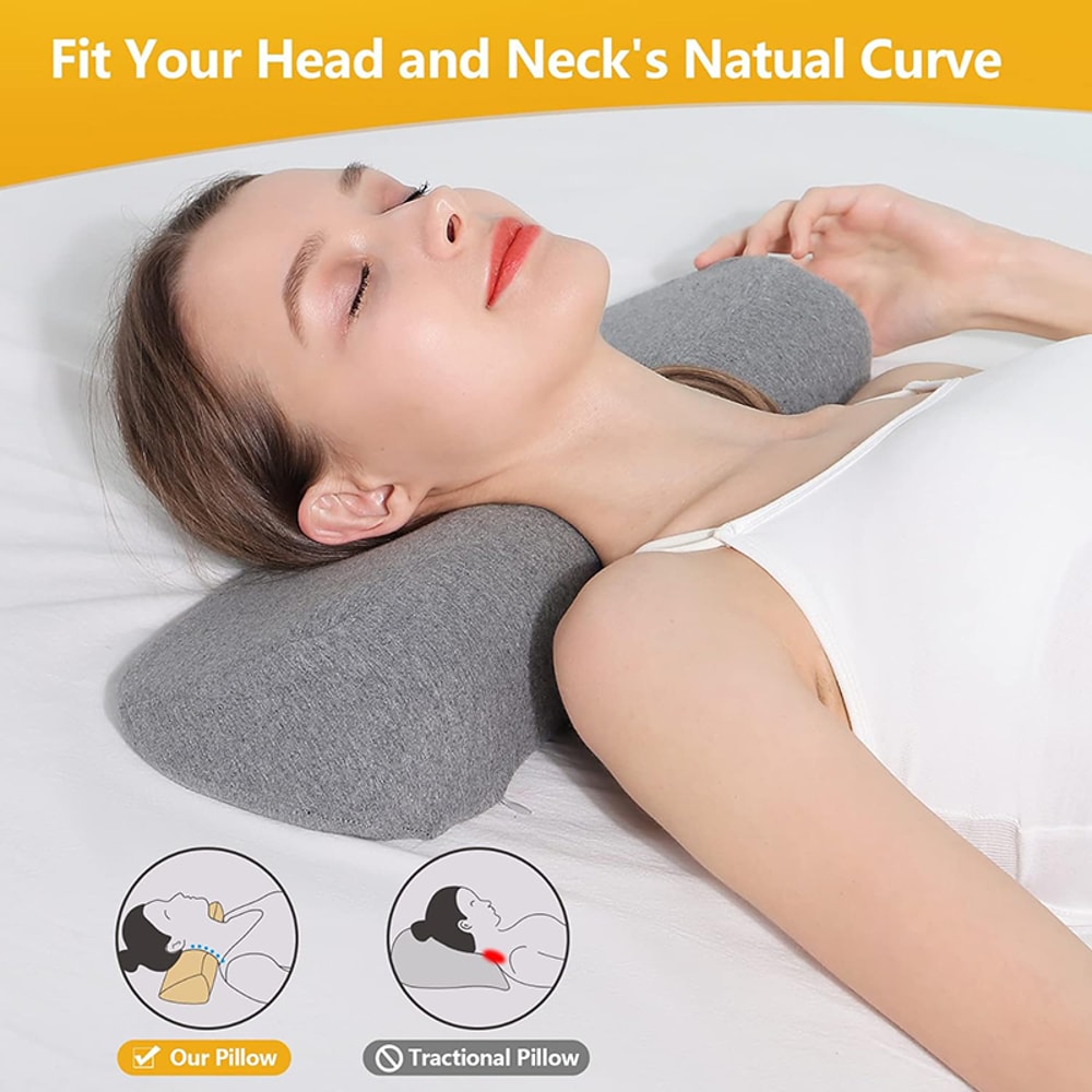 Premium Memory Foam Cervical Pillow Ergonomic Neck Support Pillow For Side Sleepers 2
