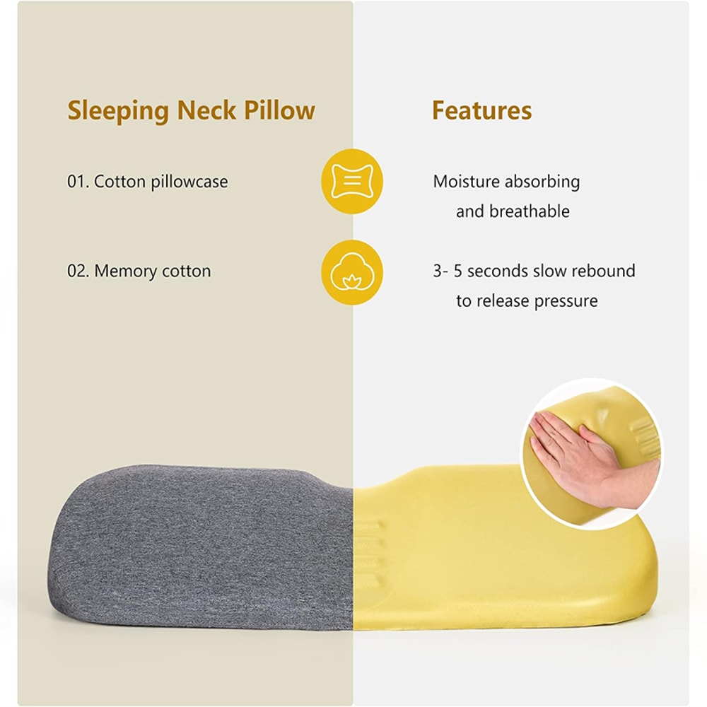 Premium Memory Foam Cervical Pillow Ergonomic Neck Support Pillow For Side Sleepers 4