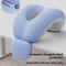 Ergonomic Nap Pillow For Prone Sleeping Midday Rest 2