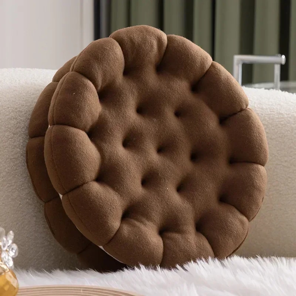 Ultra Plush Sandwich Biscuit Sofa Cushion Cozy Seat Stylish Living Room Decor Pillow 2