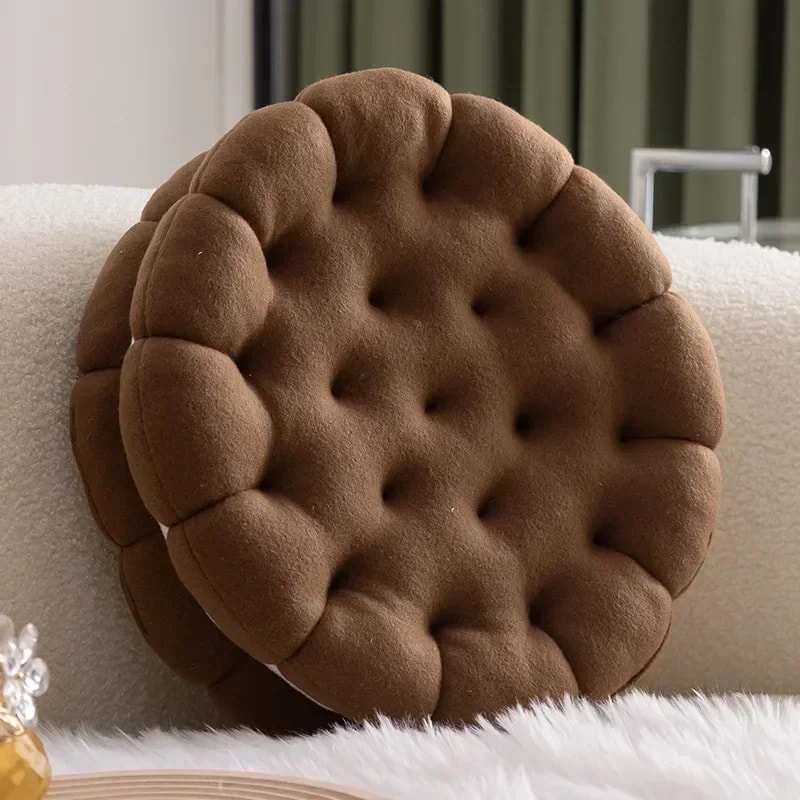 Ultra Plush Sandwich Biscuit Sofa Cushion Cozy Seat Stylish Living Room Decor Pillow 2