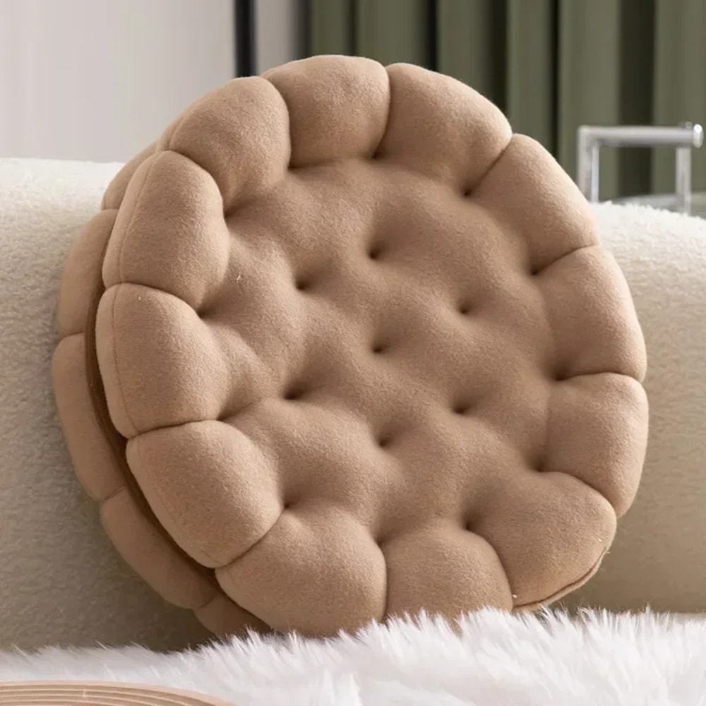 Ultra Plush Sandwich Biscuit Sofa Cushion Cozy Seat Stylish Living Room Decor Pillow 6
