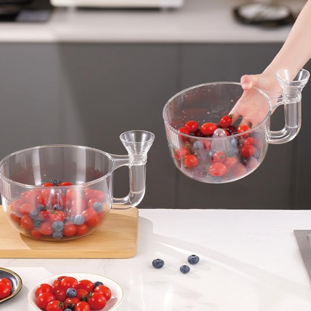 Premium Automatic Fruit Vegetable Washer With Strainer Easy Produce Cleaning Basket 1