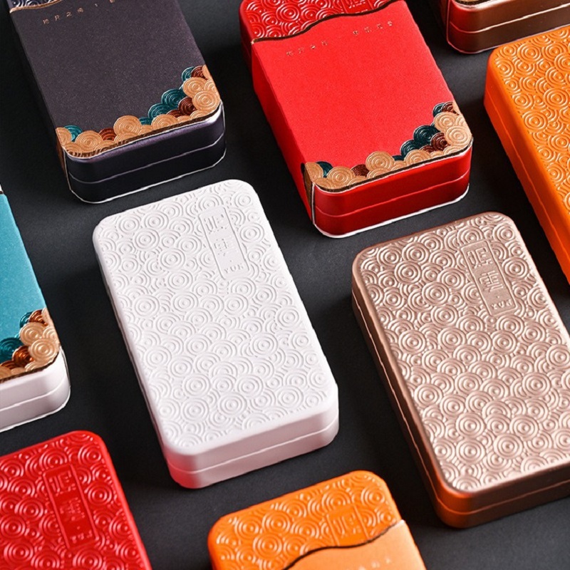 Premium Rectangular Metal Storage Tin Box Portable Candy Biscuit Packaging 1