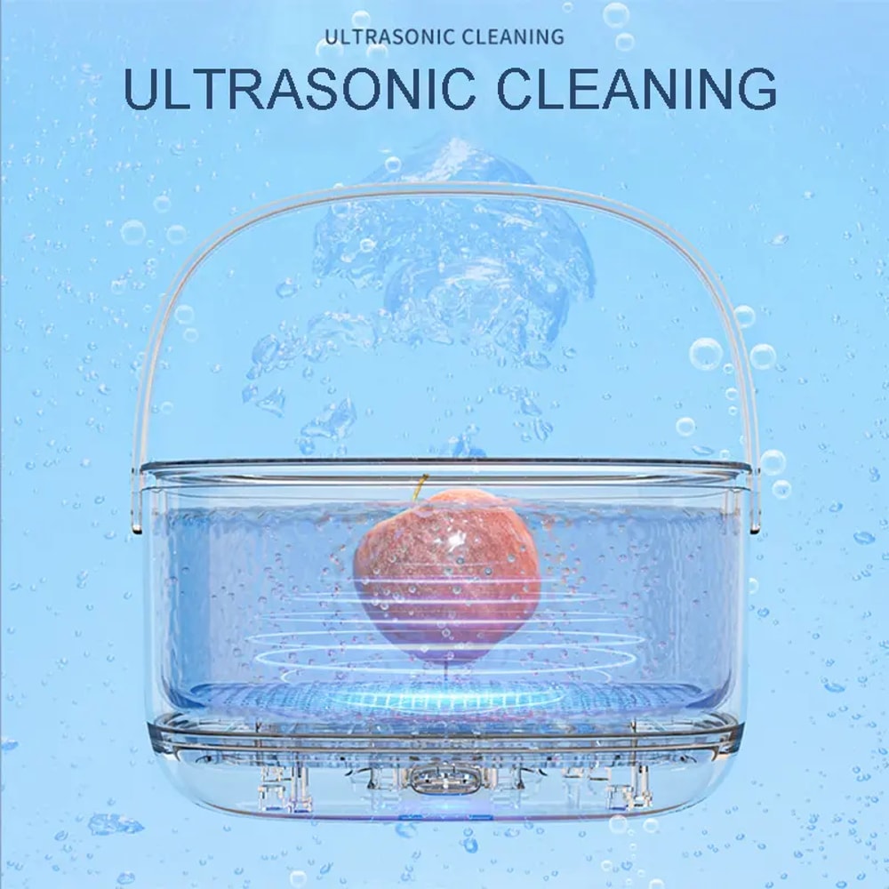 Electric Ultrasonic Fruit Vegetable Washer Large Capacity Wireless Purifier 4