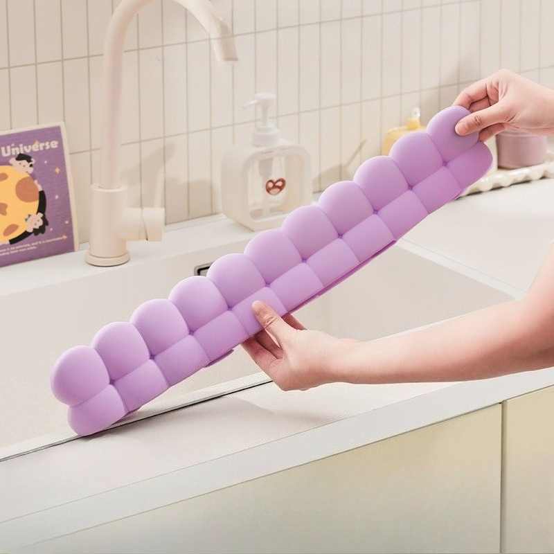 Premium Silicone Sink Splash Guard Kitchen Sink Splash Protector 0