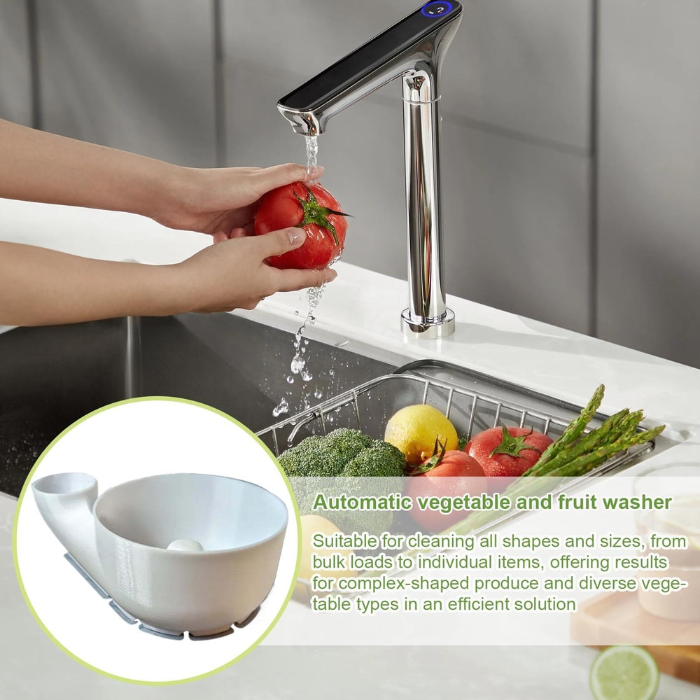 Portable Fruit Vegetable Washer With Multipurpose Spinner Basket 2