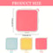 Compact Silicone Sandwich Storage Box Reusable Lunch Snack Solution 2