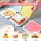 Compact Silicone Sandwich Storage Box Reusable Lunch Snack Solution 3