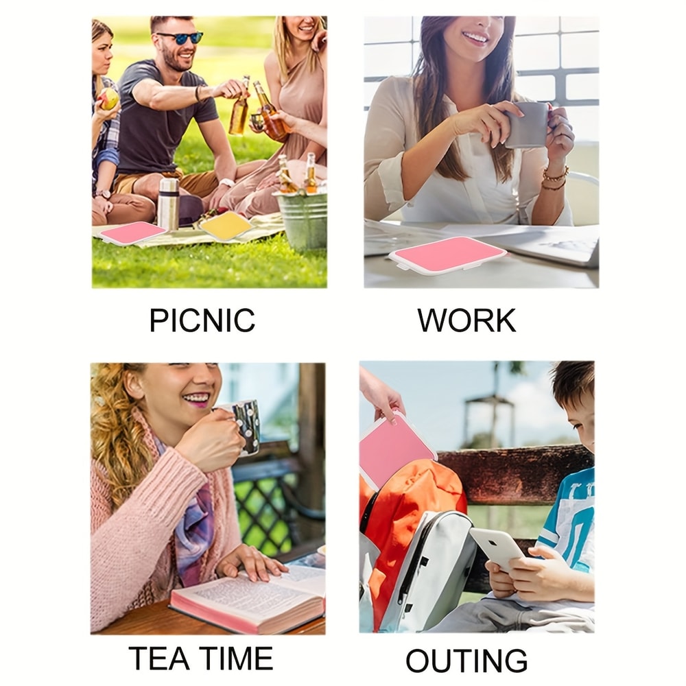 Compact Silicone Sandwich Storage Box Reusable Lunch Snack Solution 5