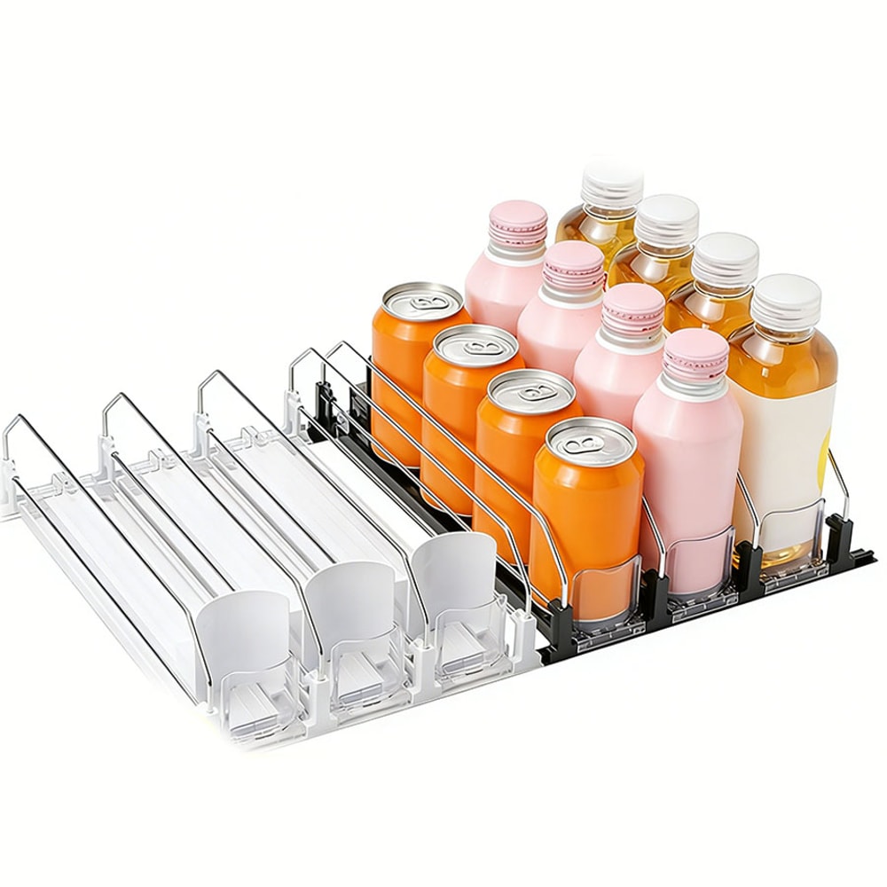 Premium Fridge Can Organizer Automatic Soda Can Dispenser 2