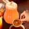 Premium Ceramic Pumpkin Jar with Lid Sealing Storage Canister for Kitchen & Tea