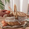 Handcrafted Willow Wicker Picnic Basket with Handle
