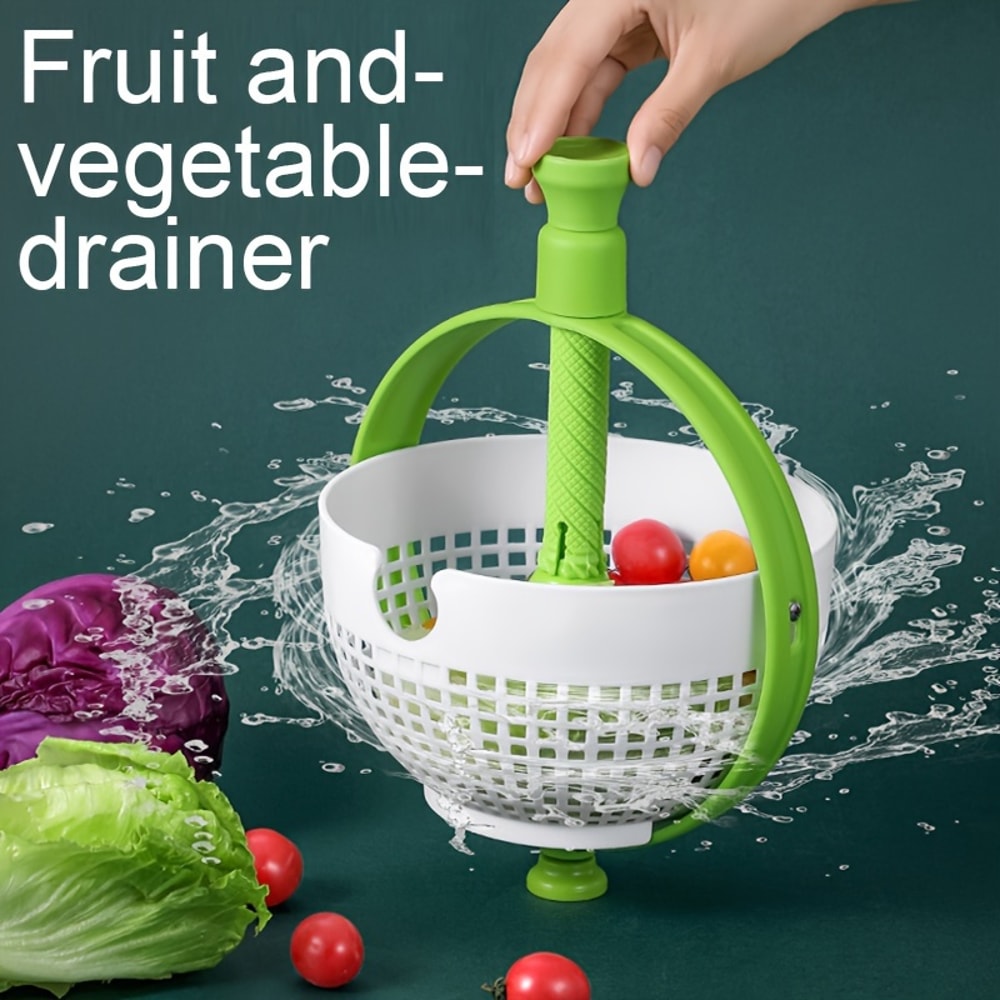 Premium Kitchen Spin Dryer & Fruit Vegetable Cleaner Spacious, Durable, Multifunctional