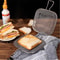 Stainless Steel Oven Sandwich Maker Grill Pan Non Stick Sandwich Toaster Clip