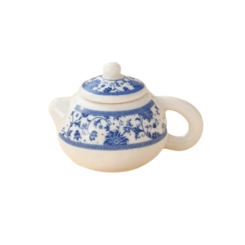 Mini Porcelain Teapot Traditional Chinese Style Ceramic Tea Ornament Home Decor 9