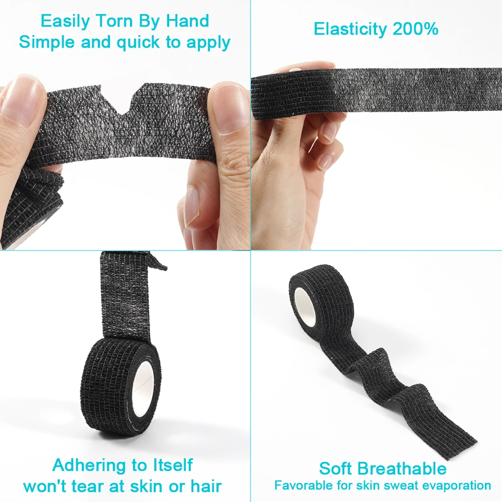 Premium Self Adhesive Athletic Tape Elastic Bandage Set For Sports Protection 2