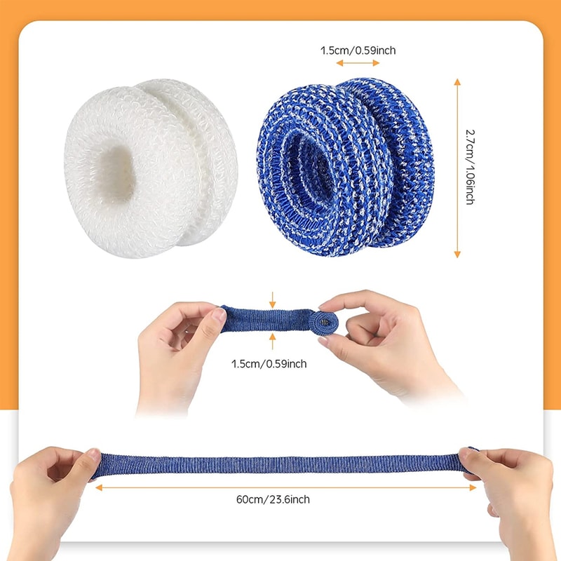 Soft Cotton Finger Bandage Set Tubular Finger Dressings For First Aid 5