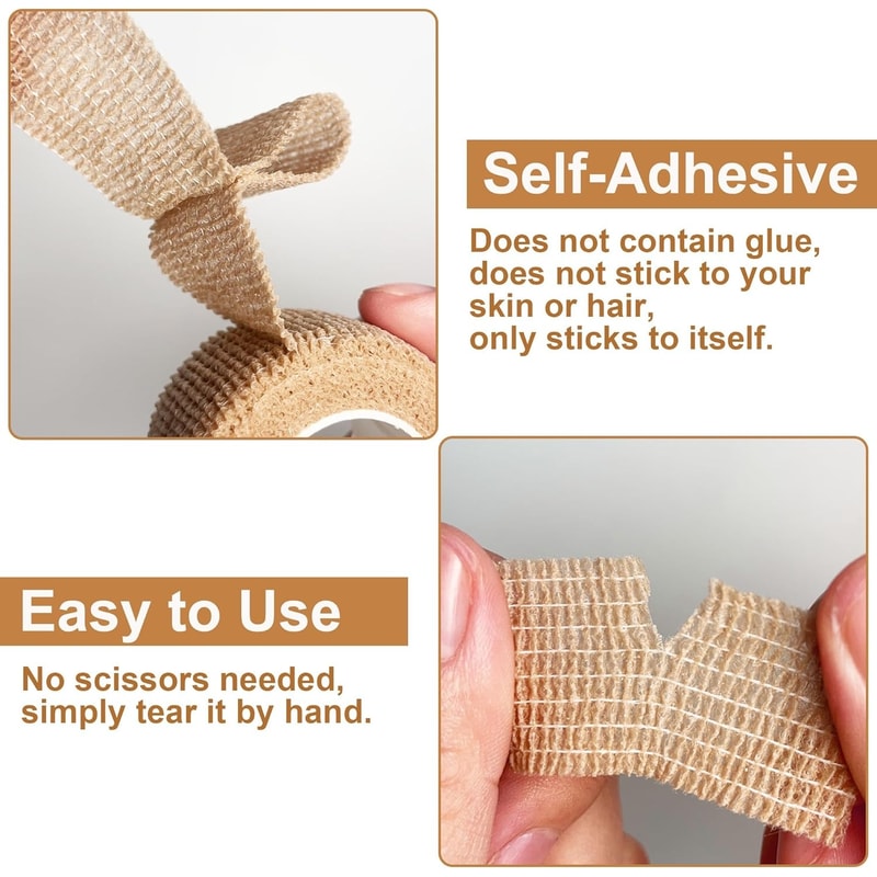 Premium Self Adhesive Toe Support Wrap For Pain Relief Protection 4