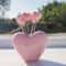 Cute Heart Shaped Stainless Steel Plastic Kids Fruit Fork Set 7