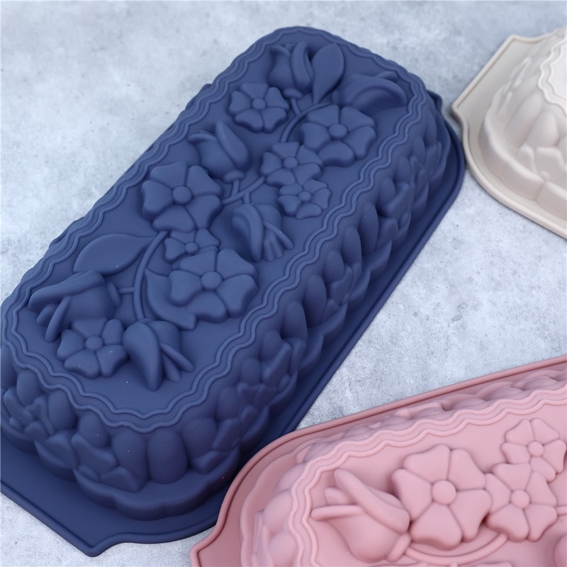 Tulip Blossom Silicone Cake Mold Flower Dessert Bakeware Pan 4