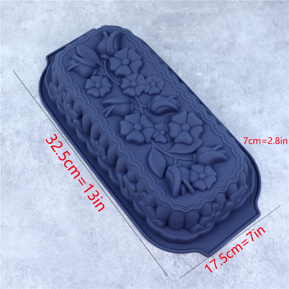 Tulip Blossom Silicone Cake Mold Flower Dessert Bakeware Pan 7