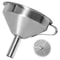 Premium Stainless Steel Funnel with Strainer Brewing Funnel Strainer for Liquid Transfer
