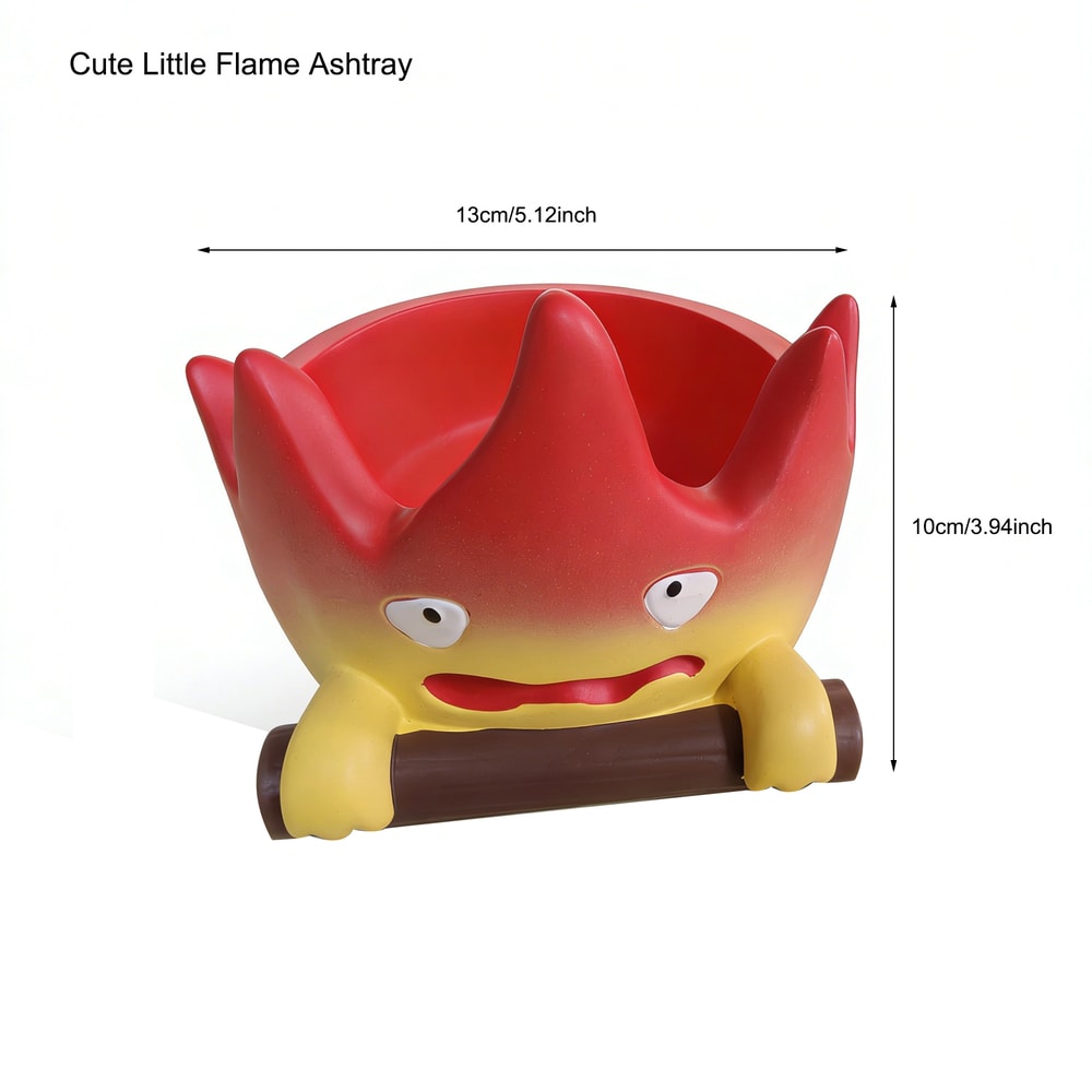 Fire Shaped Cute Flame Ashtray Desktop Decor