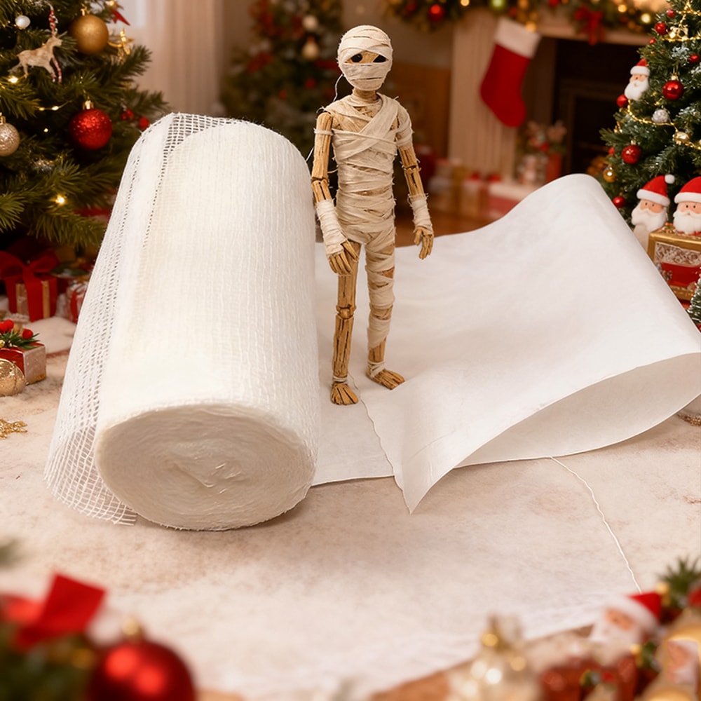 Halloween Mummy Bandage White Elastic Wrap