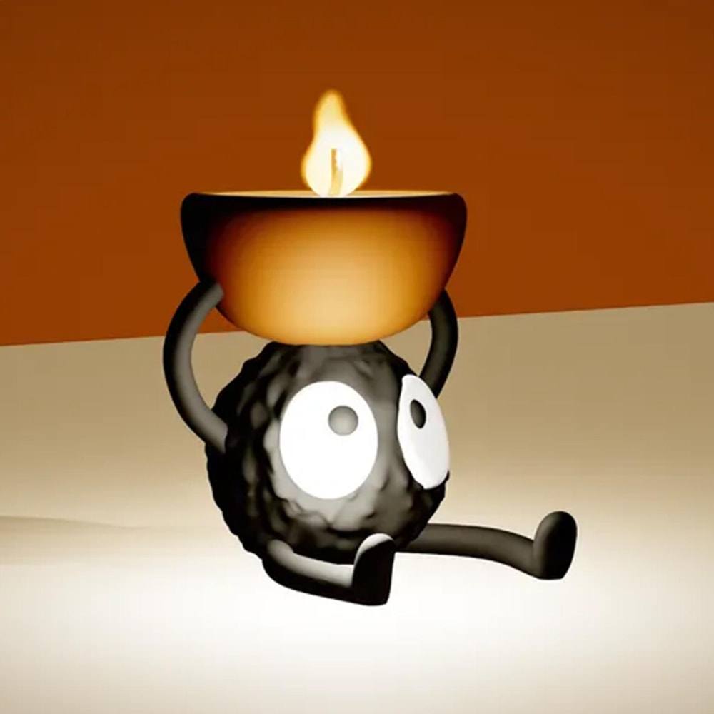 Elegant Printed Tea Light Candle Holder Cute Decorative Tealight Stand