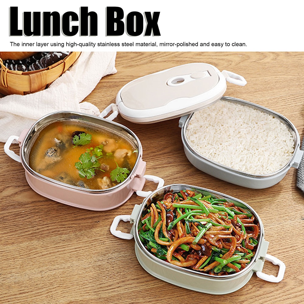 Large Capacity Multi Layer Stainless Steel Lunch Box For Office School 1