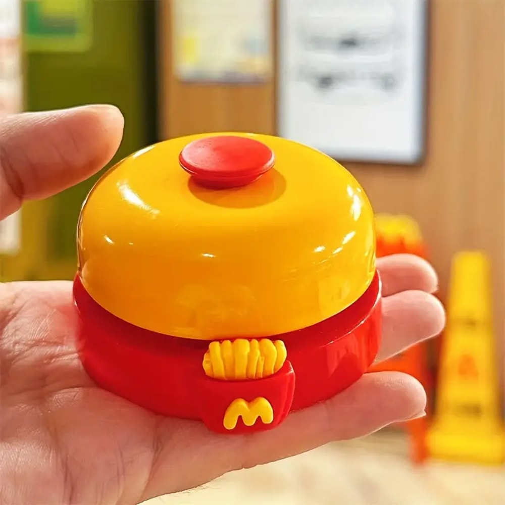 Desk Service Bell With Cute Hands Novelty Ring Bell Pet Training Bell 0