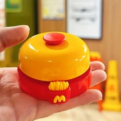 desk service bell with cute hands novelty ring bell & pet training bell