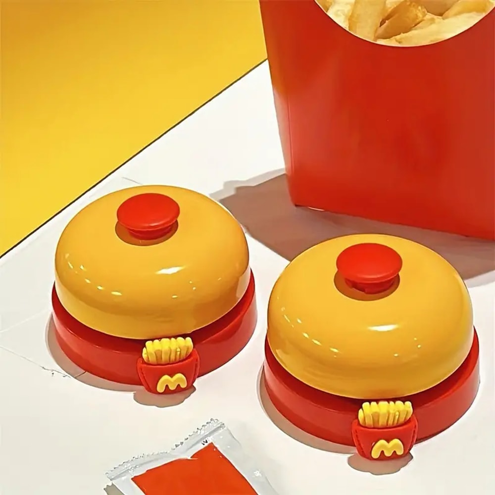 Desk Service Bell With Cute Hands Novelty Ring Bell Pet Training Bell 3