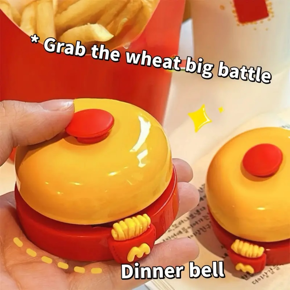 Desk Service Bell With Cute Hands Novelty Ring Bell Pet Training Bell 4
