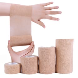 premium self adhesive elastic bandage roll cohesive bandage wrap for wound care & first aid