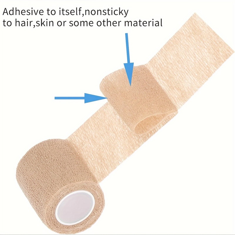 Breathable Self Adhesive Sports Bandage For Wrist Finger Knee Support 1