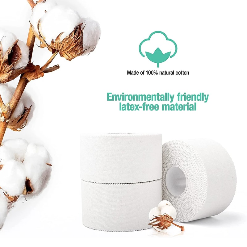 White Self Adhesive Kinesiology Tape For Sports Injury Support 2