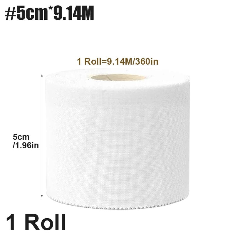 Premium White Self Adhesive Sports Tape For Boxing Football Basketball 7