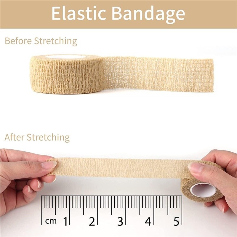 Self Adhesive Disposable Elastic Bandages for First Aid & Tattoo Care
