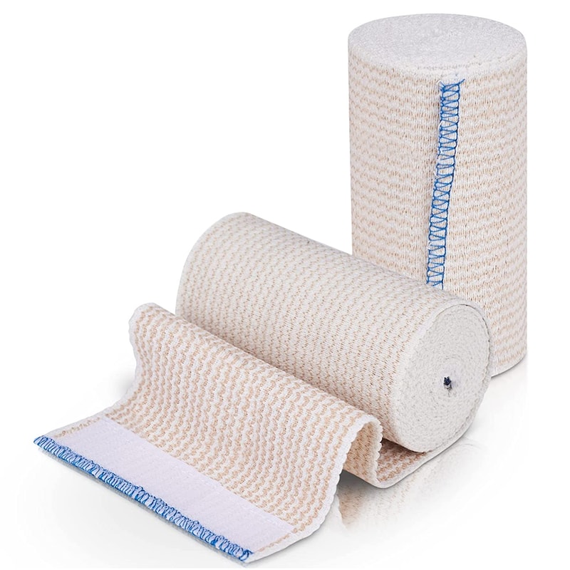 Premium Elastic Compression Bandage Wrap Roll Set With Self Closure Athletic Support Tape For Ankle 0