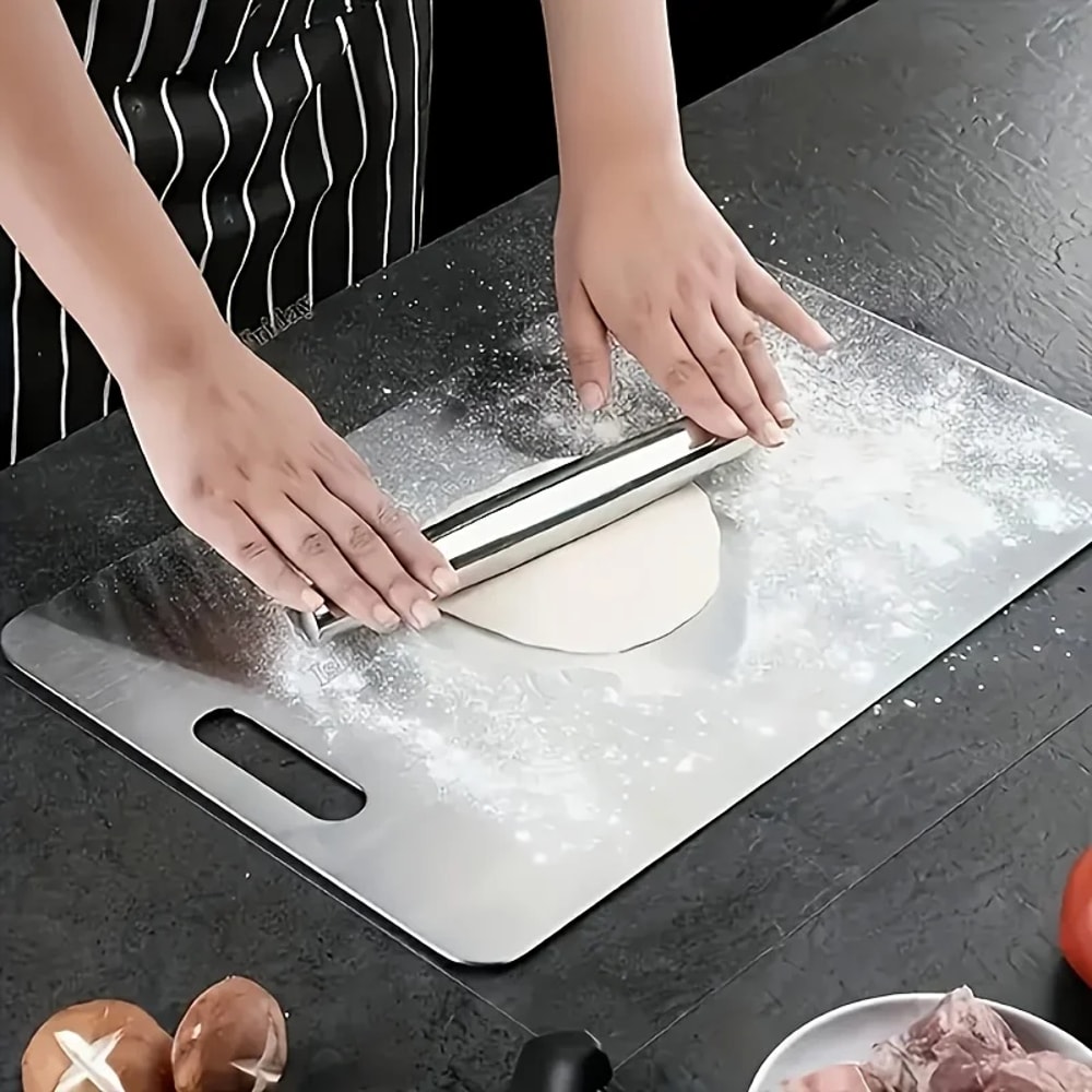 Premium Stainless Steel Cutting Board Set Heavy Duty & Non Slip