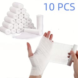 elastic bandage rolls breathable, stretchable care wraps for pain relief