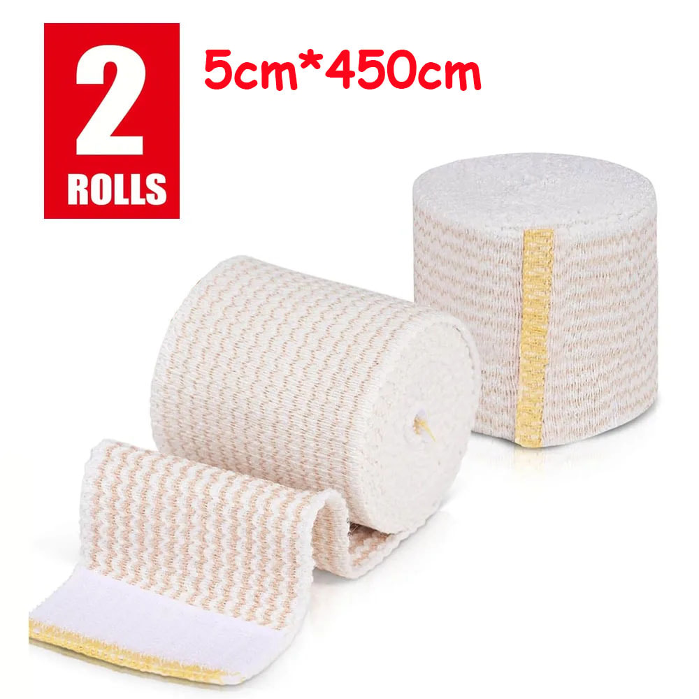 Premium Elastic Compression Bandage Wrap For Knees Ankles Wrists 6