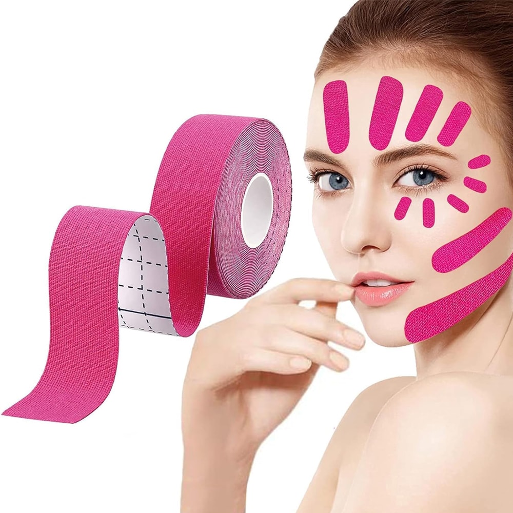 Facial Neck Lift Tape Set Premium Facial Lift Tape Anti Wrinkle Patches For Firming Toning 3