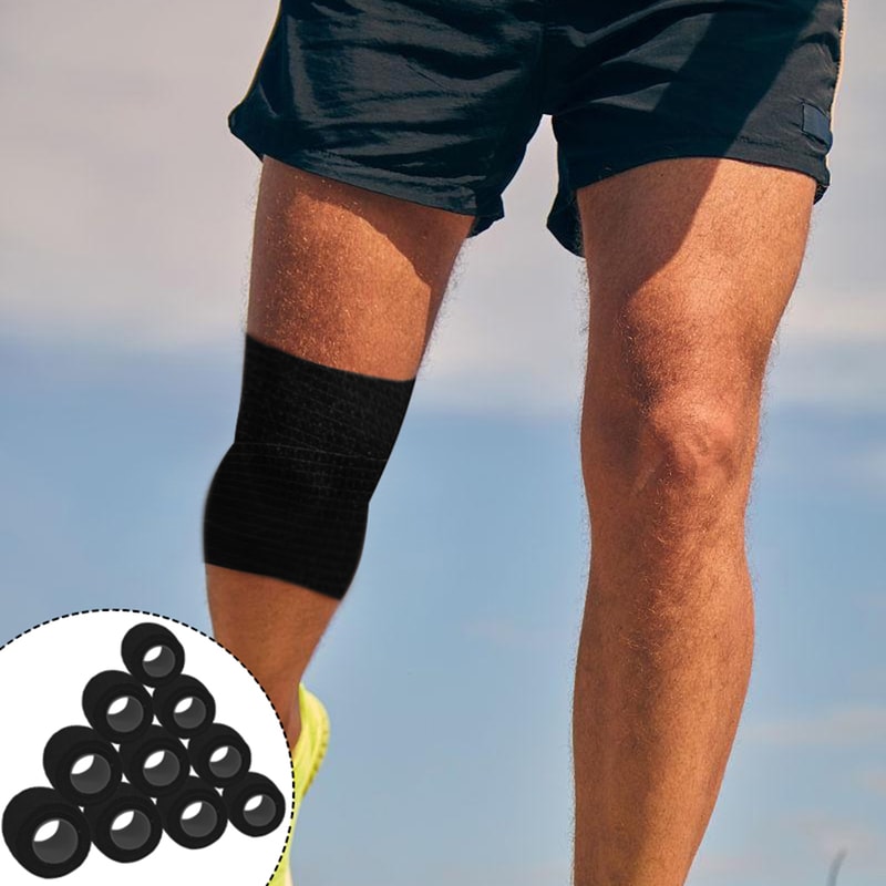 Premium Self Adhesive Sports Bandage Breathable Elastic Wrap For Finger Wrist Support 5