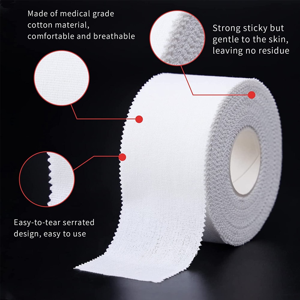 Premium Athletic Sports Tape Strong Adhesive Easy Tear Injury Joint Support Tape 3