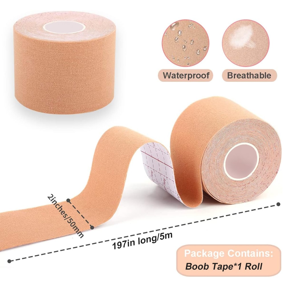Premium Elastic Kinesiology Tape for Pain Relief Breathable KT Tape for Sports Recovery & Muscle Support