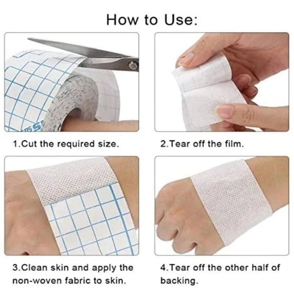 Breathable Self Adhesive Medical Tape Roll Skin Friendly Adhesive Plaster Roll