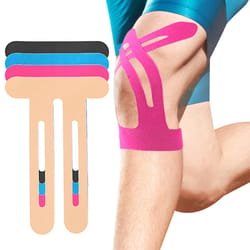premium pre cut breathable kinesiology tape for athletic support & injury prevention